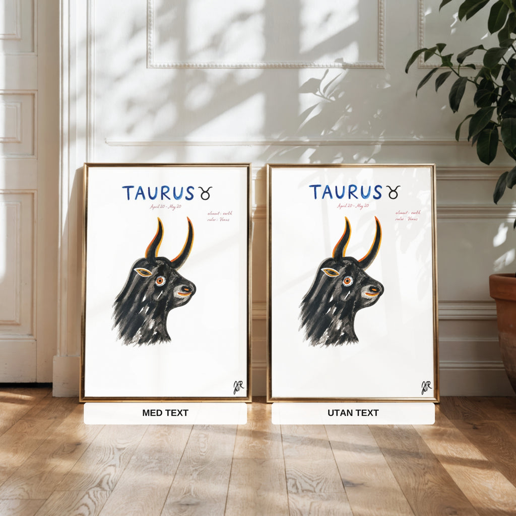 Oxen - inspiration, tavlor i hemmiljö