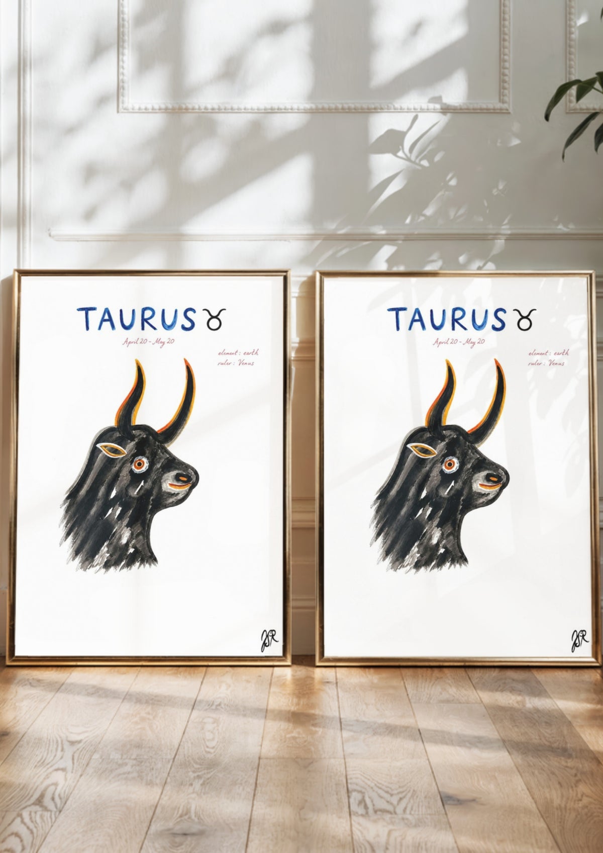Oxen - inspiration, tavlor i hemmiljö